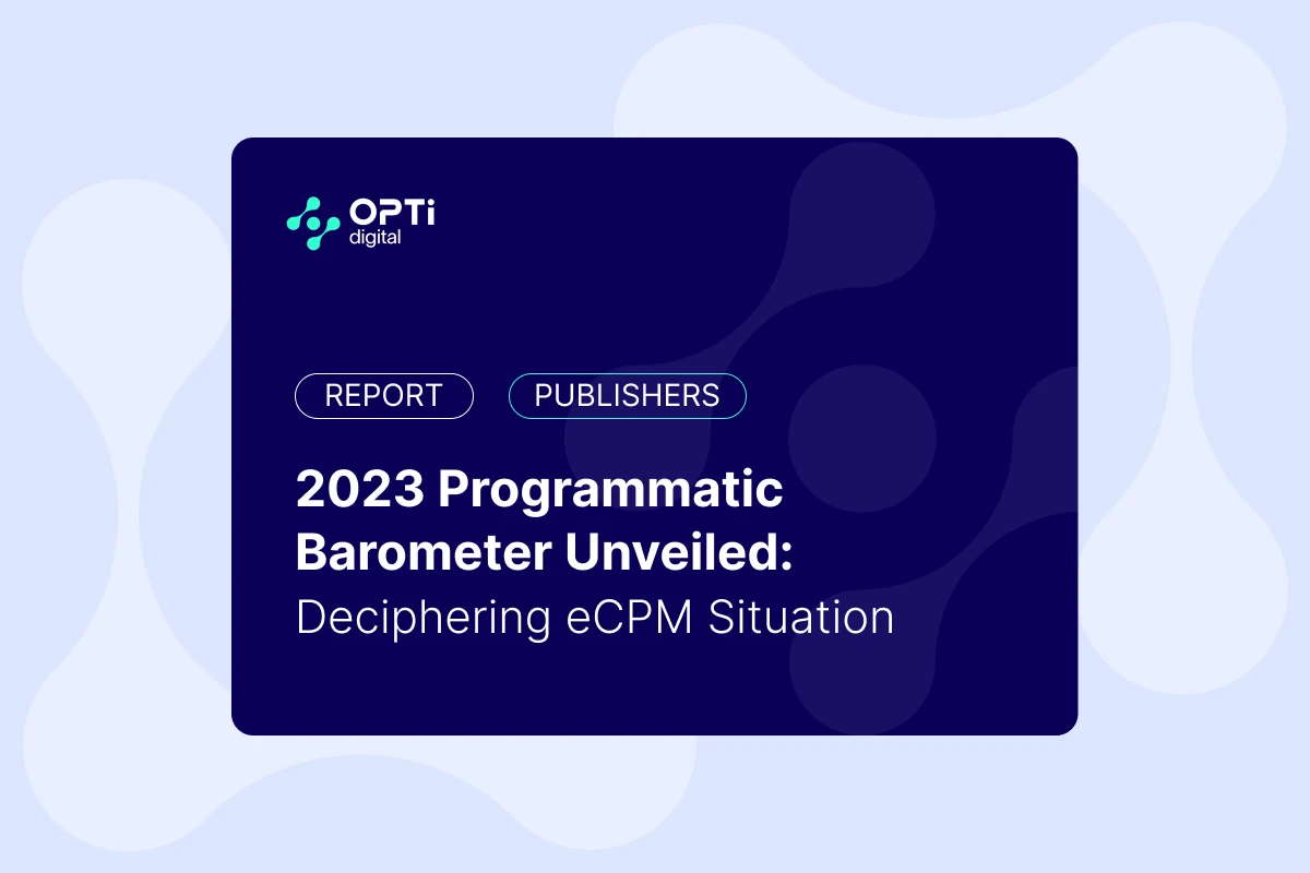 2023 Programmatic Barometer Unveiled: Deciphering eCPM Situation