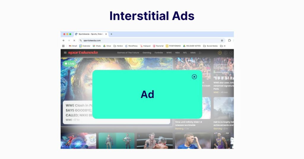 Interstitial Ad Formats in 2025